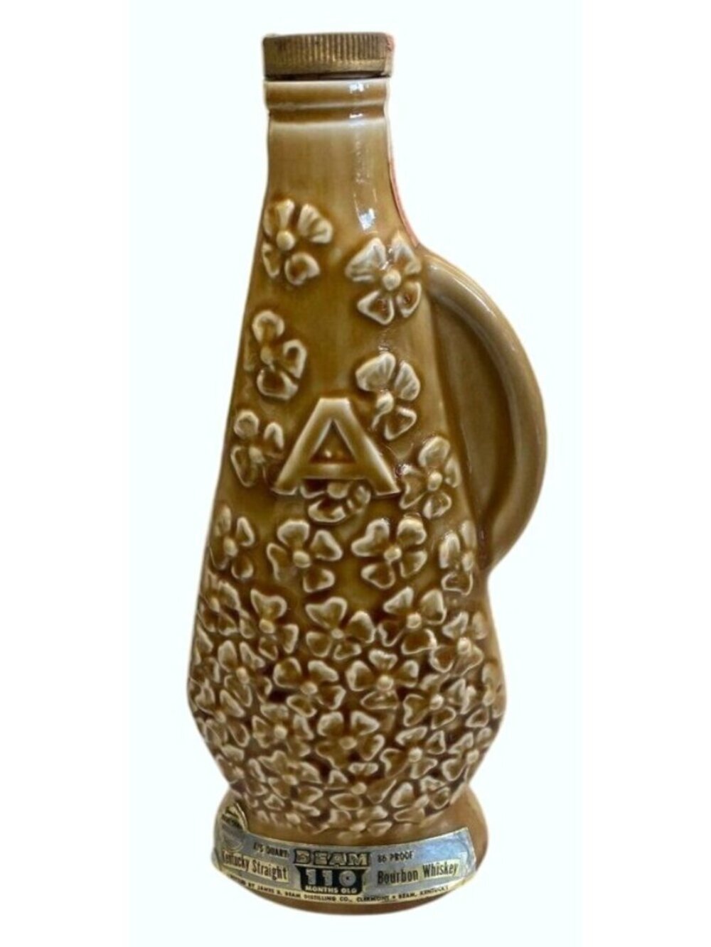 Vintage 1968 Jim Beam Regal China Decanter Bottle Floral Design Collectible Liqu - Picture 1 of 6